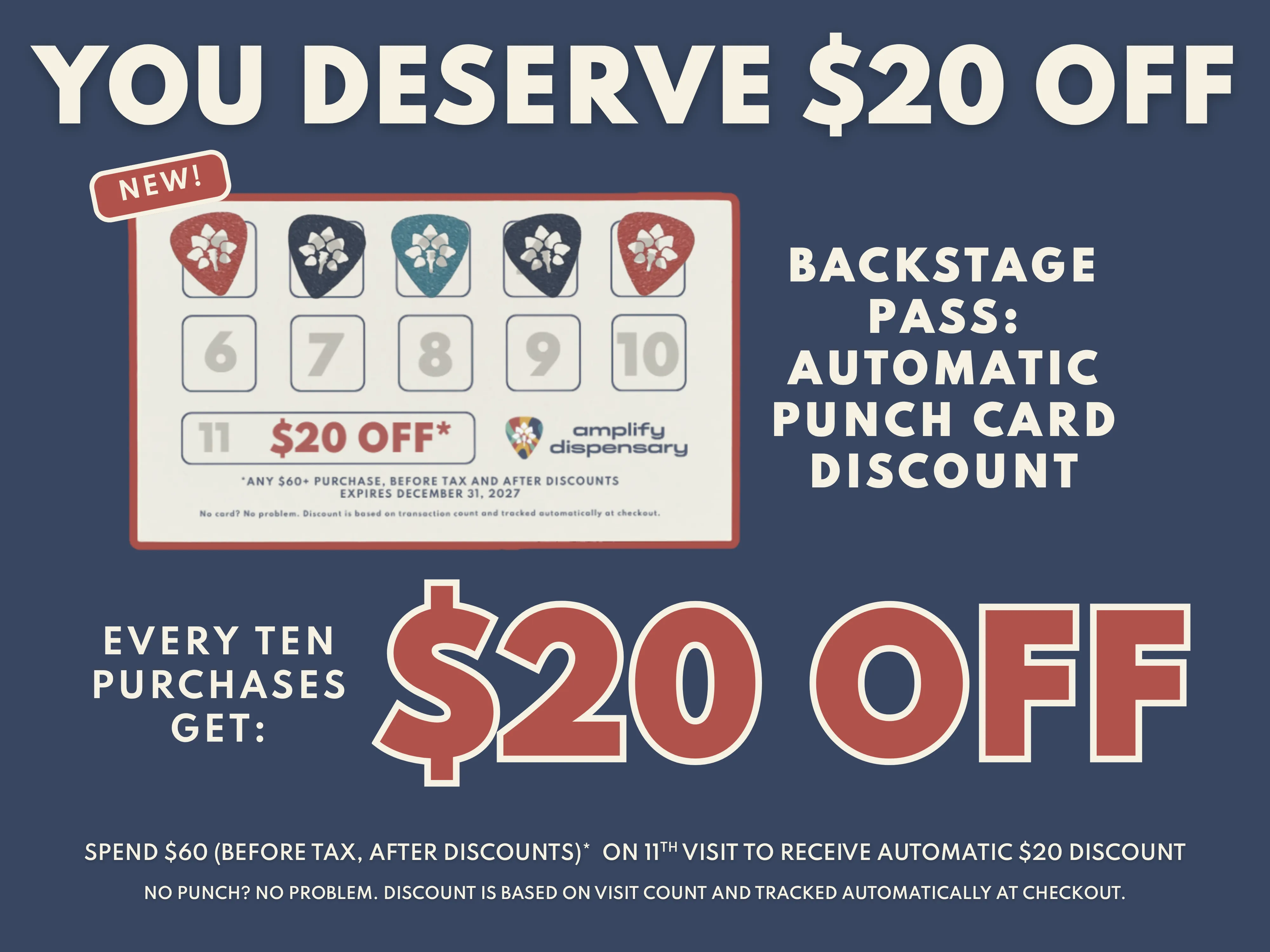 Punch card rewards – shop now
